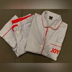 Jcrew Striped Christmas Pajamas